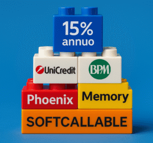 Certificate Phoenix Memory Softcallable su UniCredit e BPM possibile 15% annuo condizionato