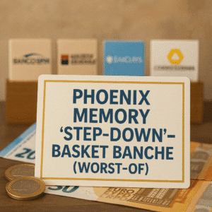 Phoenix Memory step-down di Marex: Basket banche (worst-of)