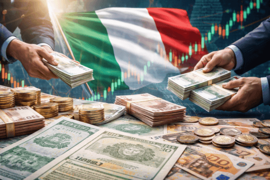 Mentre gli stranieri aumentano la loro presenza, famiglie e imprese italiane registrano incrementi più modesti sul debito pubblico italiano.