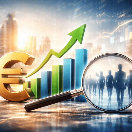 Moderata espansione economica per il Vecchio Continente, tra PIL Eurozona 2025 e occupazione in lieve aumento.