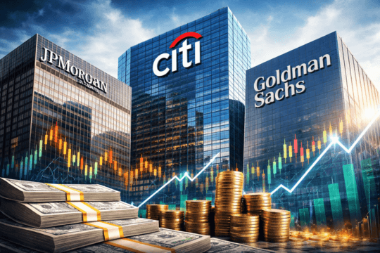 Le grandi banche USA battono le attese sul primo trimestrale 2026 grazie a trading e investment banking in forte espansione.