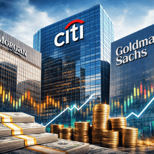 Le grandi banche USA battono le attese sul primo trimestrale 2026 grazie a trading e investment banking in forte espansione.