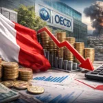 Le nuove stime OCSE delineano un quadro economico meno favorevole per il Paese, tra revisioni al ribasso del PIL e prezzi in aumento.