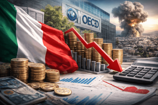 Le nuove stime OCSE delineano un quadro economico meno favorevole per il Paese, tra revisioni al ribasso del PIL e prezzi in aumento.