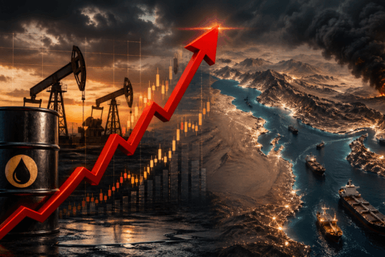 I prezzi restano ancorati ai massimi recenti, mentre la banca statunitense aggiorna le probabilità di mercato, con scenari ultra-rialzisti per il Brent.