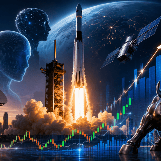 spacex nasdaq 100 wall street