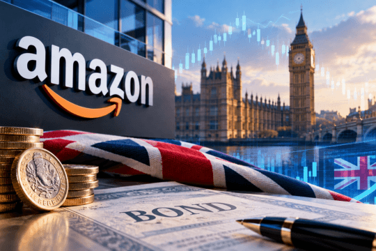 Amazon debutta sui bond in sterline: maxi operazione per finanziare la corsa all'IA