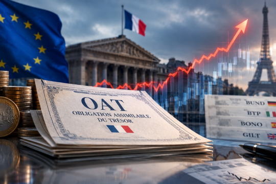 Bond Francia sotto pressione: l'OAT si avvicina al 5%