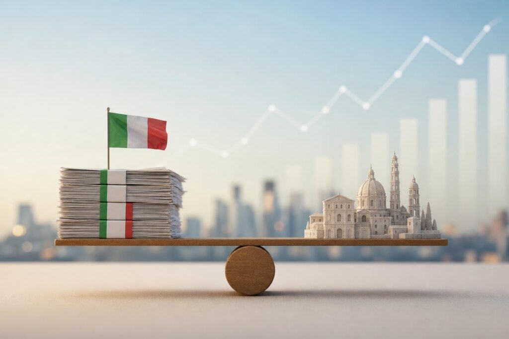 rating s&p italia: Il paradosso italiano: un grande debito, ma un Paese meno fragile di quanto suggerisca il solo rappor